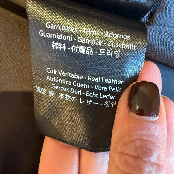 MACKAGE ELODIE MILITARY NAVY WOOL LONG COAT MEAGAN MARKLE SIZE L but fits Medium - Picture 11 of 16